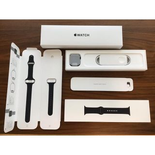 アップルウォッチ(Apple Watch)の【半日使用 値下げ】☆ Apple Watch SE GPSモデル 44mm ☆(腕時計)