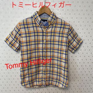 トミーヒルフィガー(TOMMY HILFIGER)の⭕️トミーヒルフィガー⭕️レディース⭕️半袖ふんわりボタンダウン　コットンシャツ(シャツ/ブラウス(半袖/袖なし))