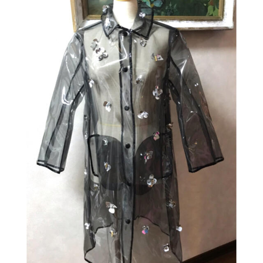 MUVEIL WORK - ♡ 超レア♡ 極美品♡ ミュベール  ビジュー　レインコート　シャネル好きにも♡