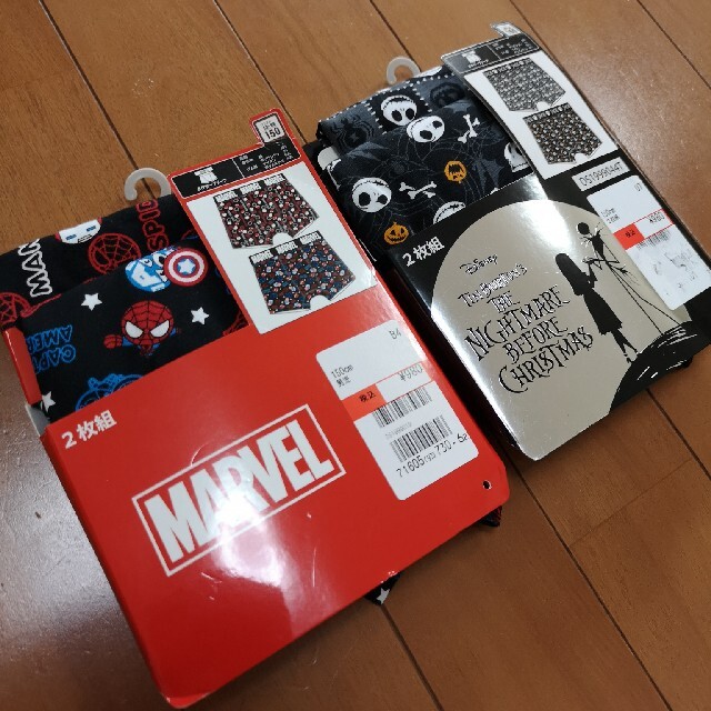 MARVEL(マーベル)のみっちゃん様専用　ボクサーパンツ　MARVEL 　ナイトメア　150センチ　新品 キッズ/ベビー/マタニティのキッズ服男の子用(90cm~)(下着)の商品写真