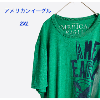 アメリカンイーグル(American Eagle)のAMERICAN EAGLE　 Tシャツ 　 グリーン　  アメリカンイーグル(Tシャツ/カットソー(半袖/袖なし))