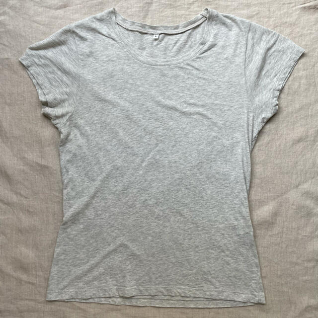 MUJI (無印良品)(ムジルシリョウヒン)の無印良品　Tシャツ　レディース　Lサイズ　中古　２枚セット レディースのトップス(Tシャツ(半袖/袖なし))の商品写真