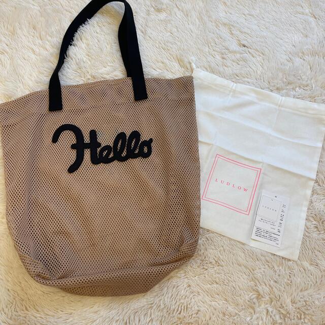 WEB限定 ラドロー LUDLOW Mesh tote (S size)