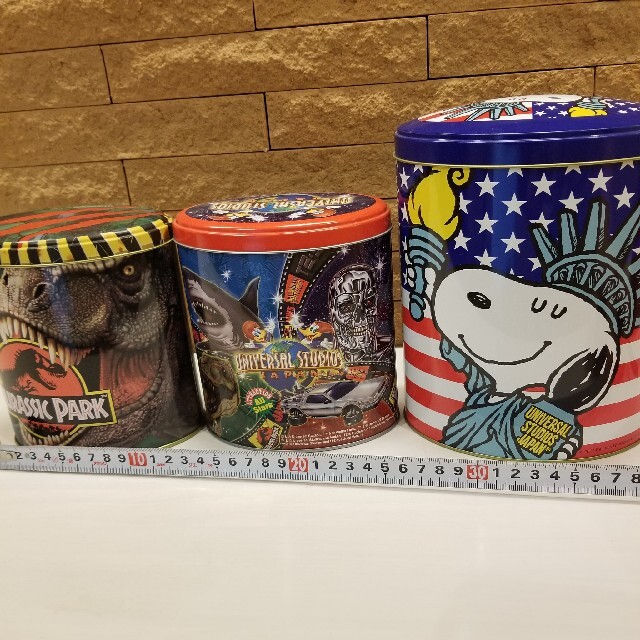 USJ(ユニバーサルスタジオジャパン)のリメイク缶　1個　ユニバーサル・スタジオ USJ エンタメ/ホビーのおもちゃ/ぬいぐるみ(キャラクターグッズ)の商品写真