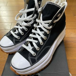 コンバース(CONVERSE)のconverse run star hike black  25cm(スニーカー)