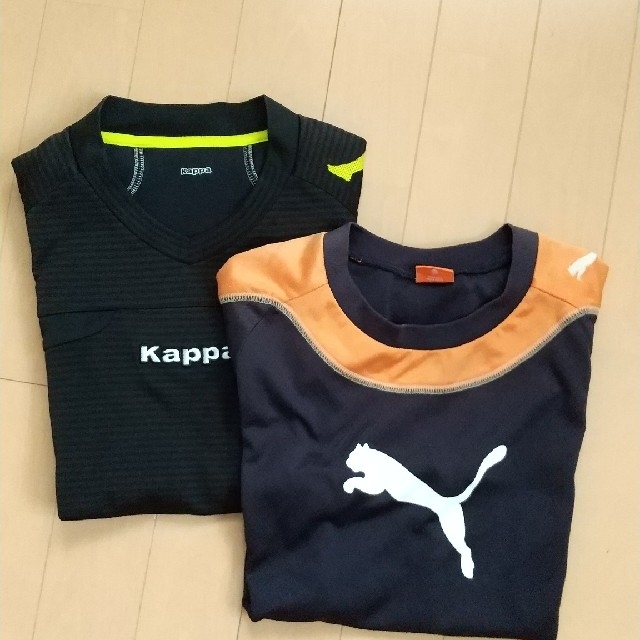 PUMA(プーマ)の150トレーニングウエア2枚 プーマ&ke-pa スポーツ/アウトドアのサッカー/フットサル(ウェア)の商品写真