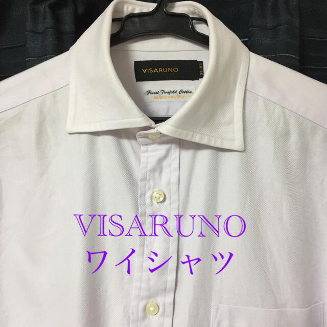 VISARUNO ライトパープル ワイシャツ メンズのトップス(シャツ)の商品写真