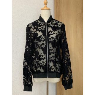 ザラ(ZARA)のZARA レース　ブルゾン　はおり　カーディガン(ブルゾン)