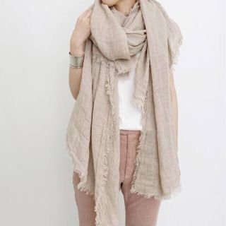 アパルトモンドゥーズィエムクラス(L'Appartement DEUXIEME CLASSE)のk様専用【メゾンドバカンス】Linen Stole(150*200)(ストール/パシュミナ)