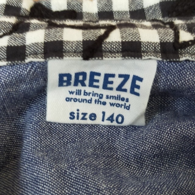 BREEZE(ブリーズ)のBREEZE １４０半袖シャツ キッズ/ベビー/マタニティのキッズ服男の子用(90cm~)(Tシャツ/カットソー)の商品写真