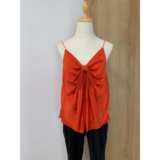 ダブルスタンダードクロージング(DOUBLE STANDARD CLOTHING)のdouble standard   clothing キャミ　オレンジ(キャミソール)