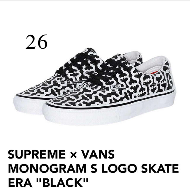 SUPREME × VANS MONOGRAM S LOGO SKATE ERA