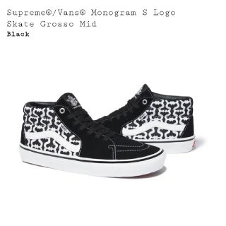 キムタク着☆Supreme×Vans S Logo Skate Mid 木村拓哉