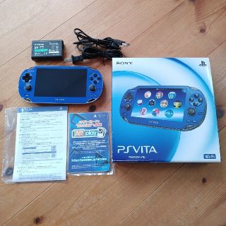 プレイステーションヴィータ(PlayStation Vita)の【美品】 PlayStation®Vita　サファイアブルー(携帯用ゲーム機本体)