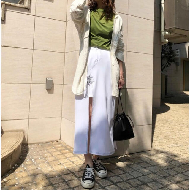 Ameri VINTAGE(アメリヴィンテージ)の美品 SLIT SKIRT LAYERED PANTS レディースのパンツ(ショートパンツ)の商品写真