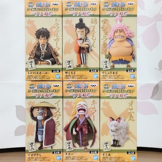 ONE PIECE - ワンピース ワールドコレクタブルフィギュア ワノ国8 全6 ...