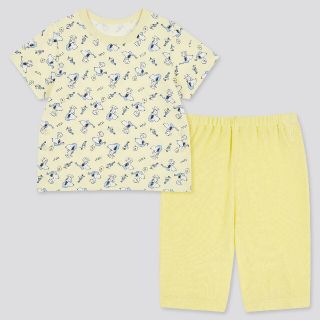 ユニクロ(UNIQLO)の【新品】ユニクロ　スヌーピー　ドライパジャマ　100(パジャマ)