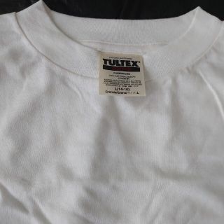 ラスト1 新品　90年代　TULTEX　白無地　Tシャツ　(Tシャツ/カットソー(半袖/袖なし))