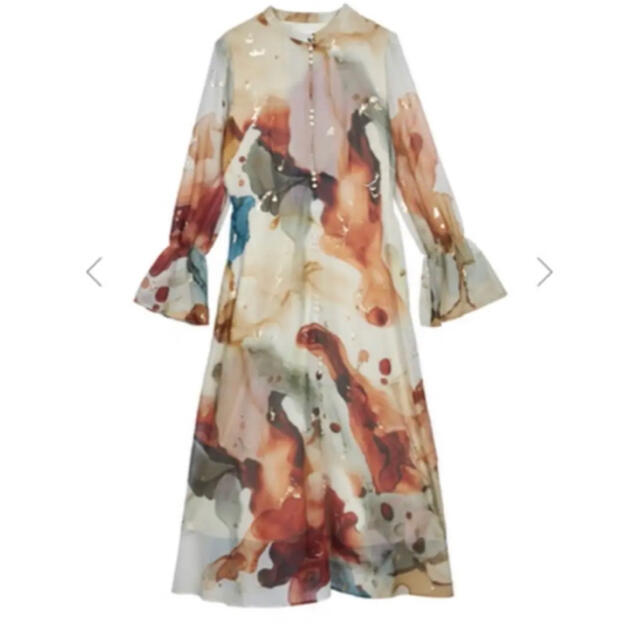 Ameri VINTAGE - Ameri ドレス UNDRESSED AMELIA INK ART DRESS