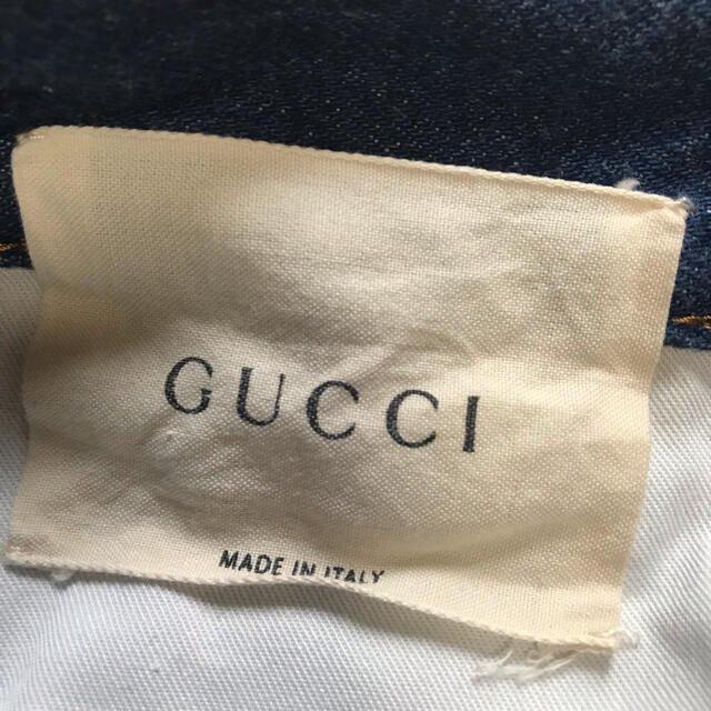 Gucci(グッチ)の最後の値下げ！GUCCI フラワーフローラルデニム花柄カット レディースのパンツ(デニム/ジーンズ)の商品写真