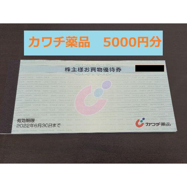 カワチ薬品　株主優待 5000円分