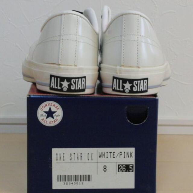 CONVERSE(コンバース)のコンバース ワンスター OX ホワイト／ピンク(26.5cm) メンズの靴/シューズ(スニーカー)の商品写真