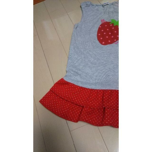 mikihouse(ミキハウス)の☆HOT BISCUITS☆100cm ワンピース キッズ/ベビー/マタニティのキッズ服女の子用(90cm~)(ワンピース)の商品写真