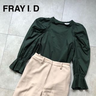 フレイアイディー(FRAY I.D)の美品！フレイアイディー ブラウス FRAYI.D snidel コットン(シャツ/ブラウス(長袖/七分))