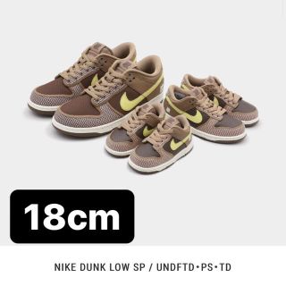 アンディフィーテッド(UNDEFEATED)のUNDEFEATED × NIKE PS DUNK LOW SP(スニーカー)