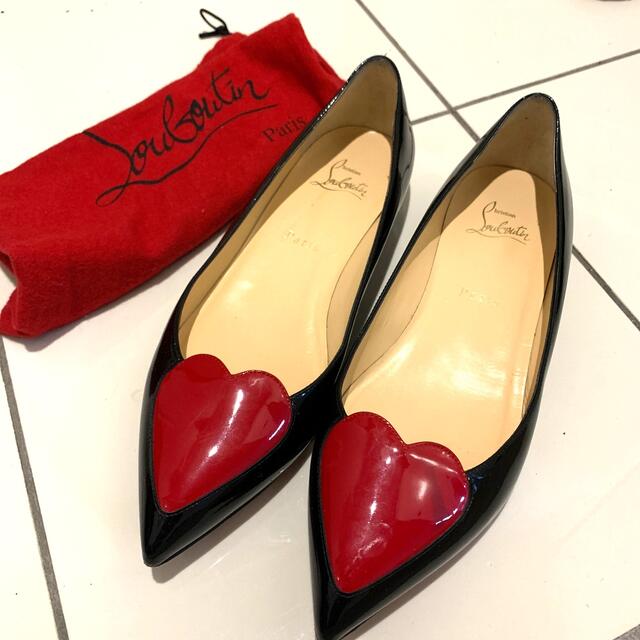 Christian Louboutin - クリスチャンルブタン ハートフラットシューズ