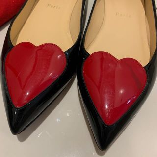 Christian Louboutin - クリスチャンルブタン ハートフラットシューズ