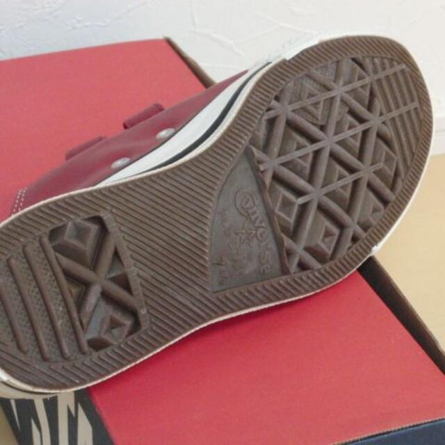 CONVERSE(コンバース)のコンバース オールスター レザー V-3　レッド(26cm) メンズの靴/シューズ(スニーカー)の商品写真