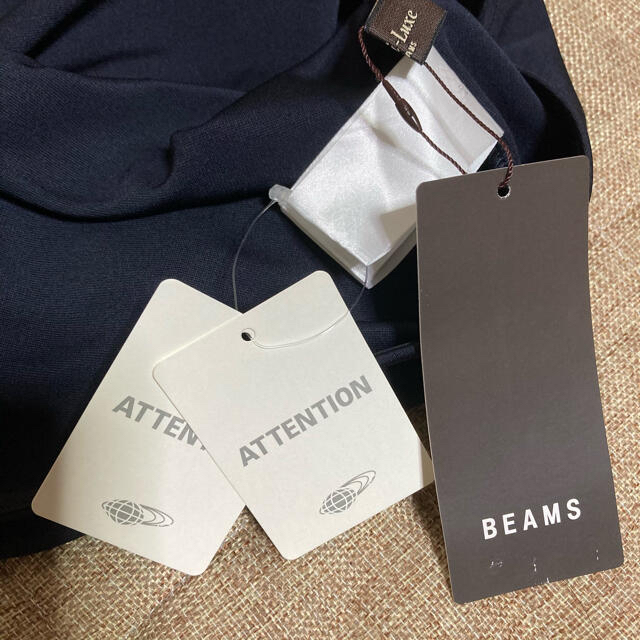 BEAMS(ビームス)の【新品タグ付き♪】BEAMS ビームス　ネイビー　ノースリー レディースのトップス(シャツ/ブラウス(半袖/袖なし))の商品写真