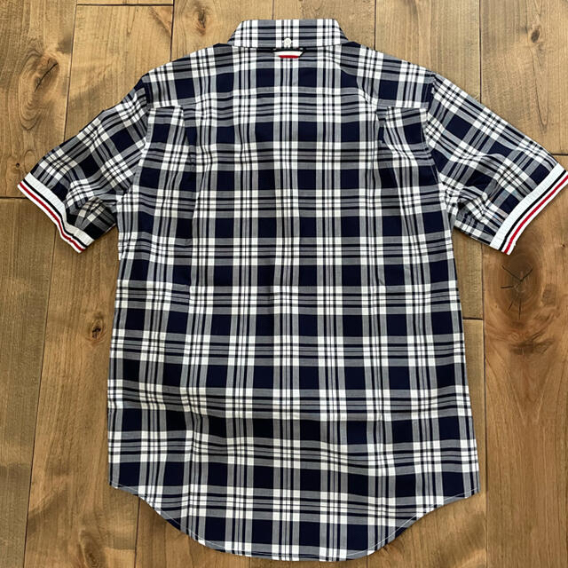 ブランド MONCLER - モンクレールガムブルー 半袖シャツ 国内正規品