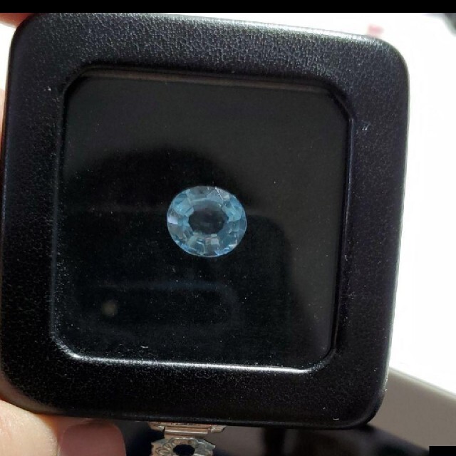 天然ブルートパーズ ルース 5.595ct ソーティング付き