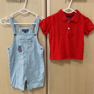 トミーヒルフィガー(TOMMY HILFIGER)の専用！TOMMY HILFIGER  ポロシャツオーバーオール　セット(シャツ/カットソー)