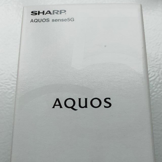 AQUOS sense5G ブラック 64 GB SIMフリー