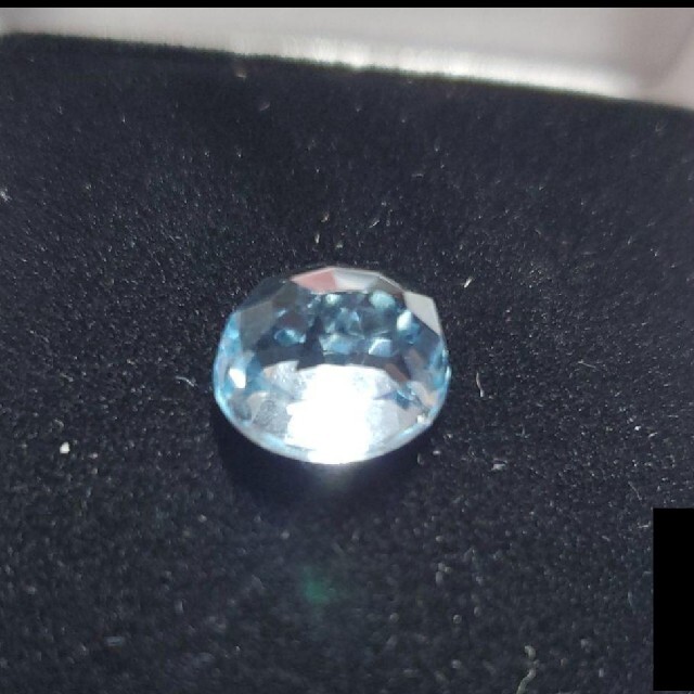 天然ブルートパーズルース 7.260ct ハンドメイドの素材/材料(各種パーツ)の商品写真