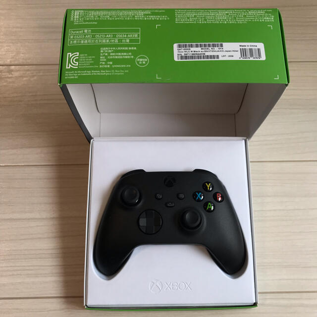 Microsoft(マイクロソフト)のXbox Series X|S ワイヤレス コントローラー カーボン ブラック エンタメ/ホビーのゲームソフト/ゲーム機本体(その他)の商品写真