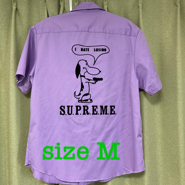 Supreme - Supreme Dog S/S Work Shirt M purpleの通販 by MT's shop ...