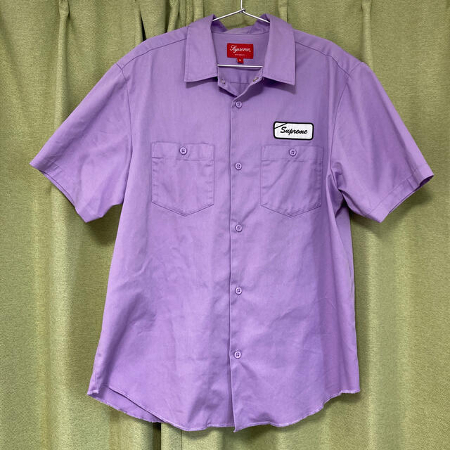 Supreme - Supreme Dog S/S Work Shirt M purpleの通販 by MT's shop ...