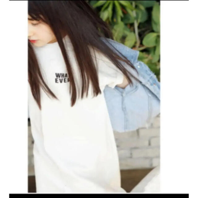 ワンピース 女の子 ロゴ Tシャツ 白 130 ナチュラル ロング 半袖 韓国 キッズ/ベビー/マタニティのキッズ服女の子用(90cm~)(ワンピース)の商品写真