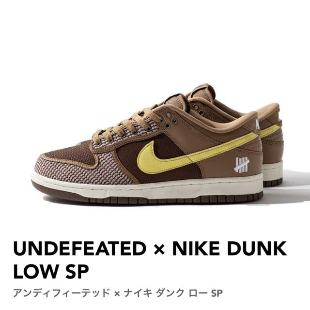 UNDEFEATED × NIKE DUNK LOW SP 26.5