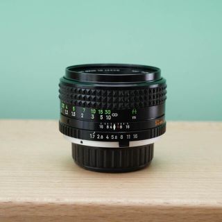 コニカミノルタ(KONICA MINOLTA)の【ガレッジセール】MC Rokkor 50mm f1.7 人気の単焦点　(レンズ(単焦点))