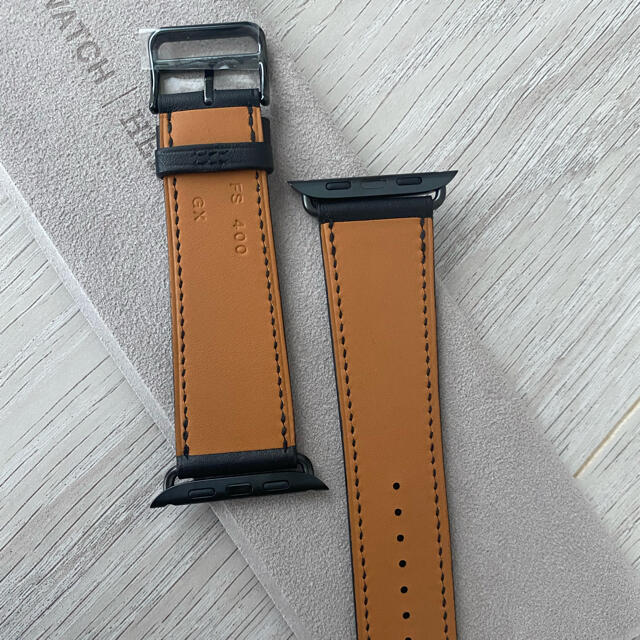 Hermes(エルメス)のApple Watch Hermès ヴォー・スウィフト　44mm メンズの時計(レザーベルト)の商品写真