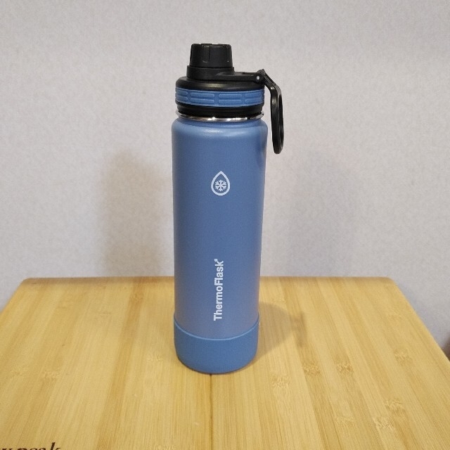 ThermoFlask サーモフラスク タンブラー 水筒(ライトブルー) スポーツ/アウトドアのアウトドア(その他)の商品写真