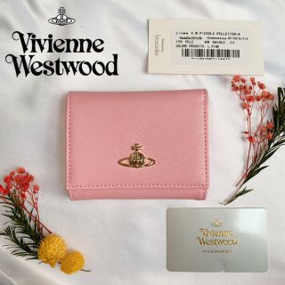 ヴィヴィアンウエストウッド(Vivienne Westwood)のヴィヴィアンウエストウッド  がま口　財布　ピンク　折り財布　美品　未使用　(財布)