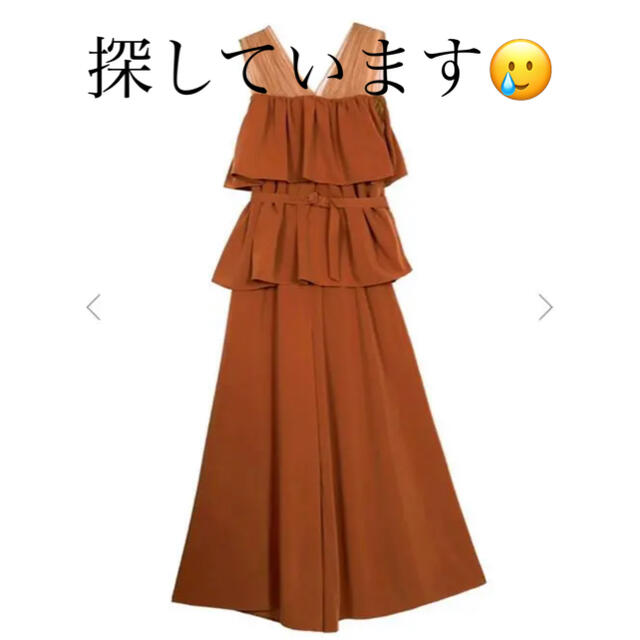 Ameri VINTAGE(アメリヴィンテージ)の探しています＊AMERI TIERED FLARE ROMPERS レディースのワンピース(ロングワンピース/マキシワンピース)の商品写真