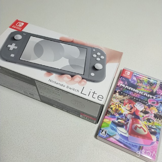ゲームソフトゲーム機本体()Nintendo Switch Liteグレー マリオカート8デラックス