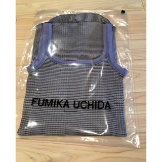 新品　FUMIKA UCHIDA フミカウチダ　ボーダー　ストレートネックタンク(タンクトップ)